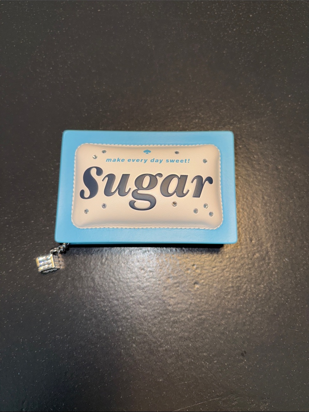 Kate Spade Coffee Break 3D Sugar Cube Zip Wallet